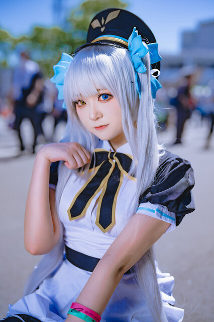 神楽めあ「VTuber」／Yuki亭（X：@teyi0214）、撮影：山颪ヒア（X：@fotomachen）