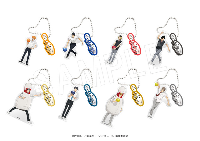 ハイキュー!!　トレーディングアクリルキーホルダー　ROUND1コラボver.（全8種）