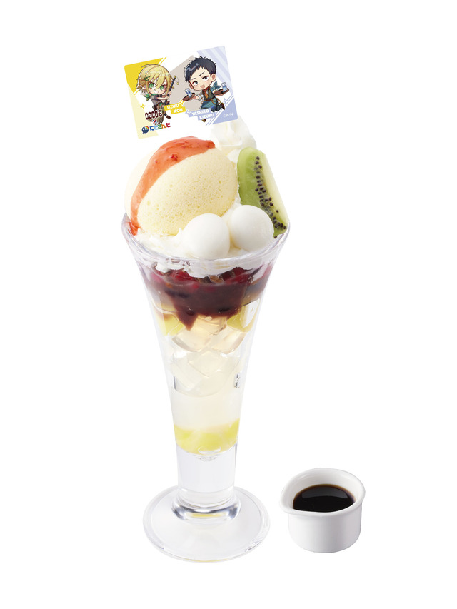 「にじさんじ×ココス」卯月と社同期コンボ！オム風ケーキぱふぇ（C）ANYCOLOR, Inc.