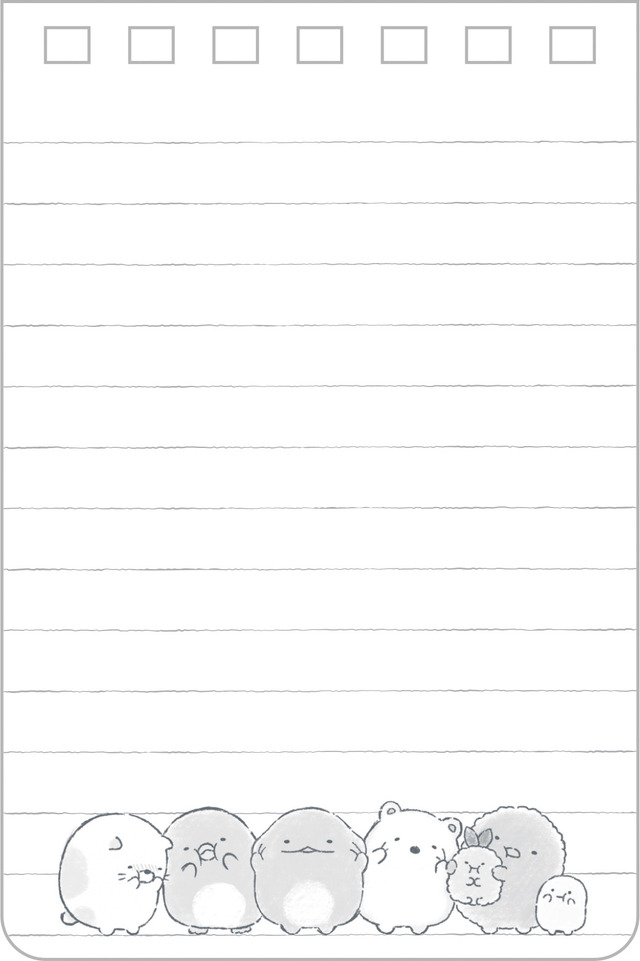 すみっコぐらし『すみっコドローイング』テーマ「SPメモ」（C）2024 SAN-X CO., LTD. ALL RIGHTS RESERVED.