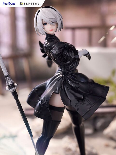 スラリと伸びた美脚に見惚れる！アニメ『NieR:Automata』より「2B」「9S」がフィギュア化―ゴーグルを外して素顔も楽しめる