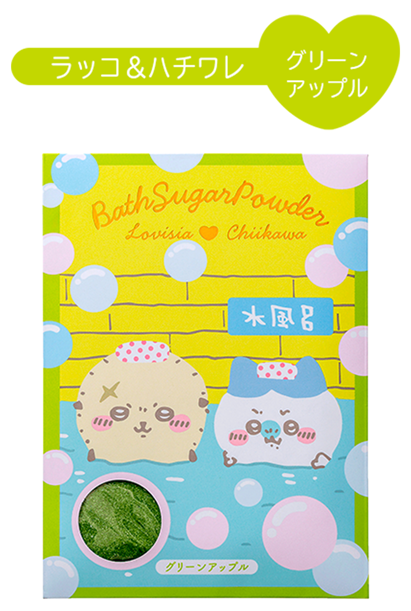 「ちいかわ」達と幸せバスタイム…！水風呂ハチワレや温泉シーサーなど、可愛くて潤うバスシュガー＆ボディミストが新登場