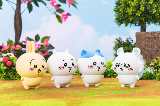「ちいかわ」すくっと立って自立する！うさぎやモモンガも表情豊かなソフビフィギュアが登場