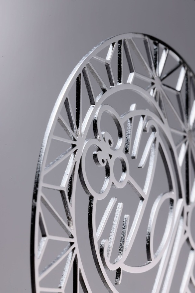 『ドラえもん』小学館百貨店×石橋鉄工所「『ドラえもん』伝統柄メタルコースター」（C）Fujiko-Pro