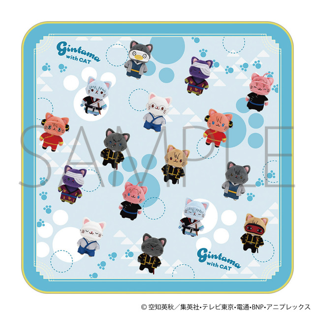 『銀魂』withCAT photograph Ver.「ミニタオル」（C）空知英秋／集英社・テレビ東京・電通・BNP・アニプレックス