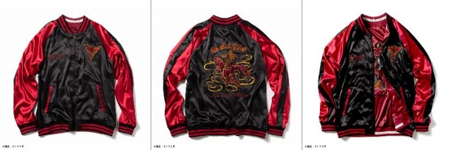 STRICT-G「ガンダムシリーズ」45周年スカジャン サザビー シャア専用ザク（MSN-04_MS06S）