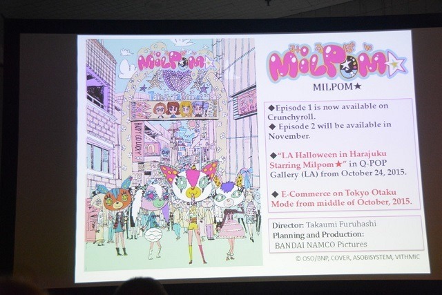 サンライズ／バイダイナムコピクチャーズ　パネル＠ニューヨークコミコン　2015