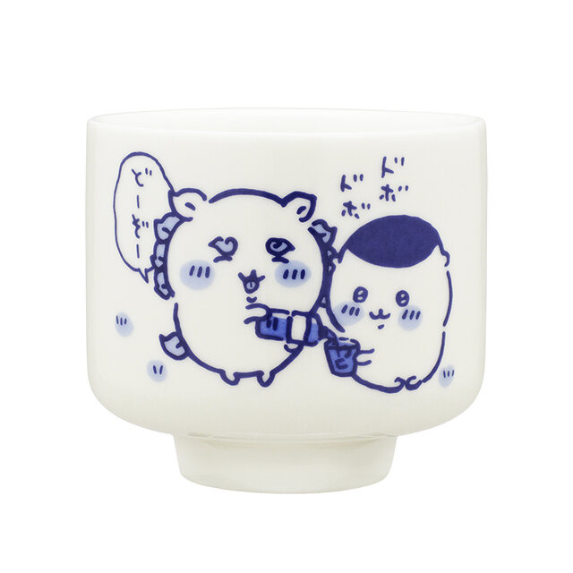 陶器製で本格的な「ちいかわ おちょこ」が再販！「ハーッ」や「チュッッ」など、どれも可愛いデザインの全6種