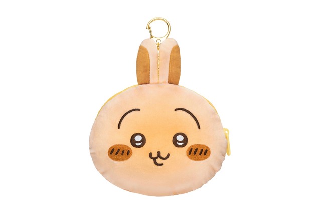 「ちいかわベーカリー」パンみたいなおかおポーチ（うさぎ）（C）nagano / chiikawa committee