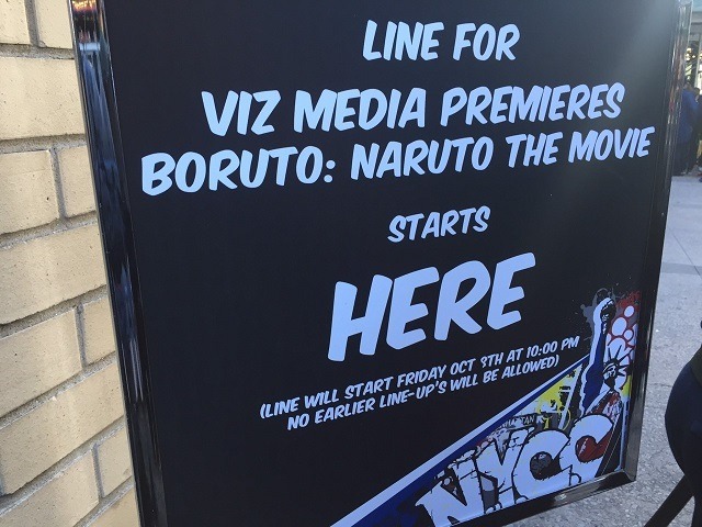 『BORUTO ボルト -NARUTO THE MOVIE-』のNYコミコン特別上映イベント