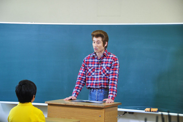 なぎら武、鈴木福／『I LOVE スヌーピー THE PEANUTS MOVIE』公開アフレコ