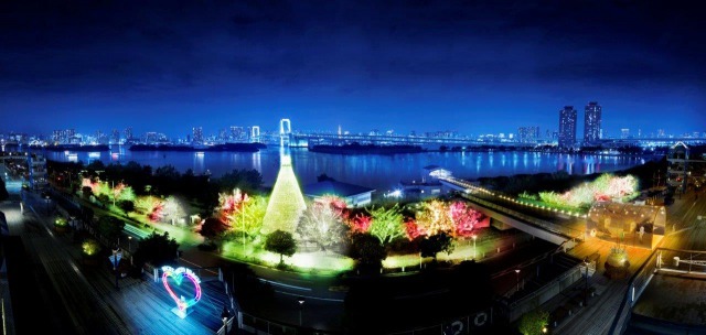 お台場が「リトルプリンス」の世界に染まる　約22万球のイルミネーション等