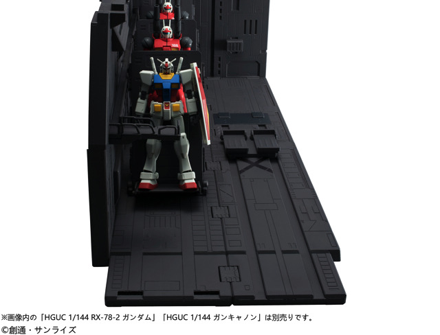 「アムロ、行きまーす！」も再現可能　「ガンダム」ホワイトベースのカタパルトがジオラマに　