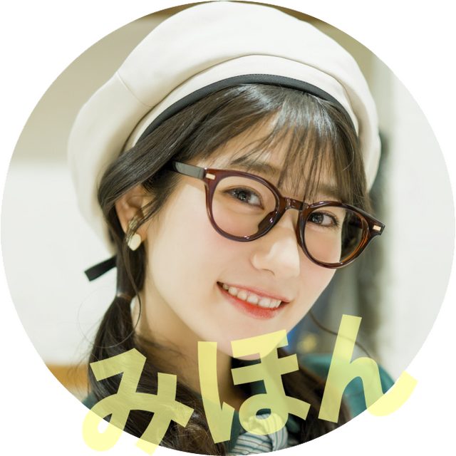 「おかさきみほん！～Precious Days～」缶バッジ「メガネおみほ」