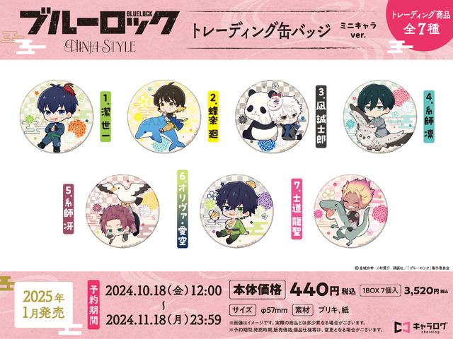 トレーディング缶バッジ ミニキャラ Ver.