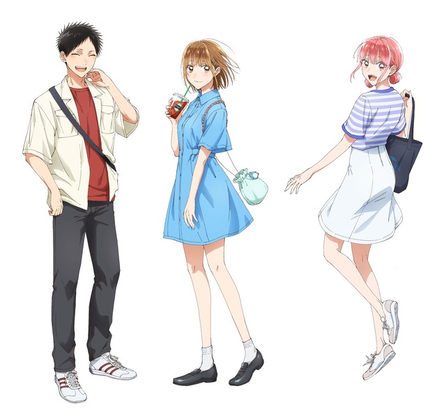 「サンシャイン水族館×アオのハコ　aquarium story」等身大パネル（C）はまじあき／芳文社・アニプレックス