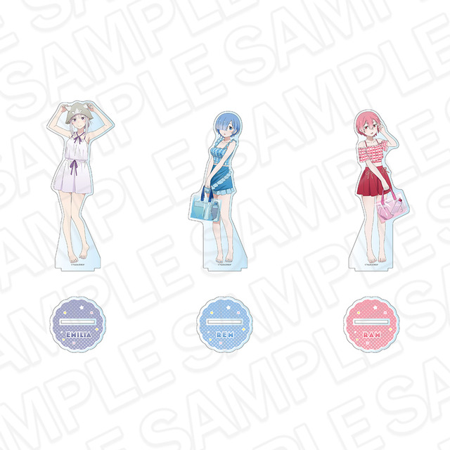 『Re:ゼロから始める異世界生活』「Re:ゼロから始めるサウナ生活」イベント販売グッズ「デカアクリルスタンド sauna ver.」