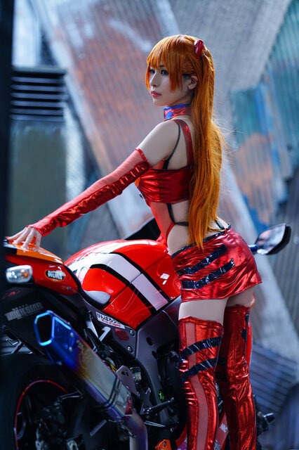 アスカ（レーシングver.）「新世紀エヴァンゲリオン」／じゅん（X：@Jyn_tw）、撮影：葉（X：@you_denisan）