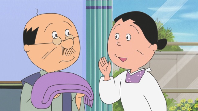 ある日の波平とフネ