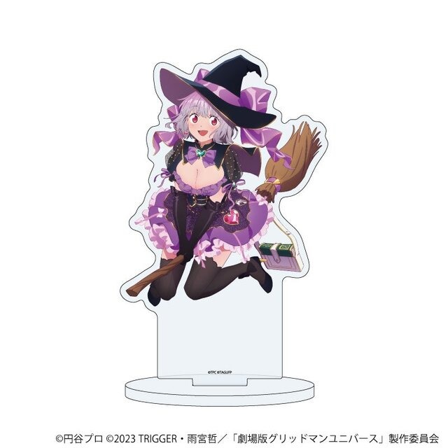 太もも眩しい“魔女”にメロメロ…！「グリッドマンユニバース」ポップアップストアが開催、六花やアカネたちの描き下ろしイラストが魅惑的