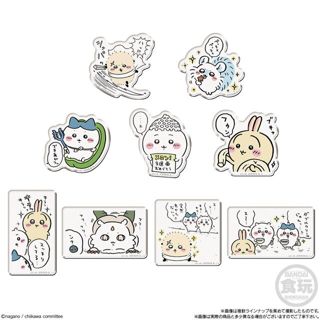 「ちいかわ」キラキラ瞳のうさぎや、襲いかかるあのこなど！「キャラマグネッツ」第4弾は漫画のコマをそのまま切り抜き