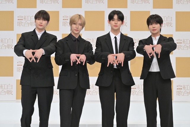 TOMORROW  X TOGETHER／「第75回ＮＨＫ紅白歌合戦」出場歌手発表会見