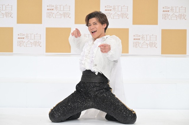 新浜レオン／「第75回ＮＨＫ紅白歌合戦」出場歌手発表会見