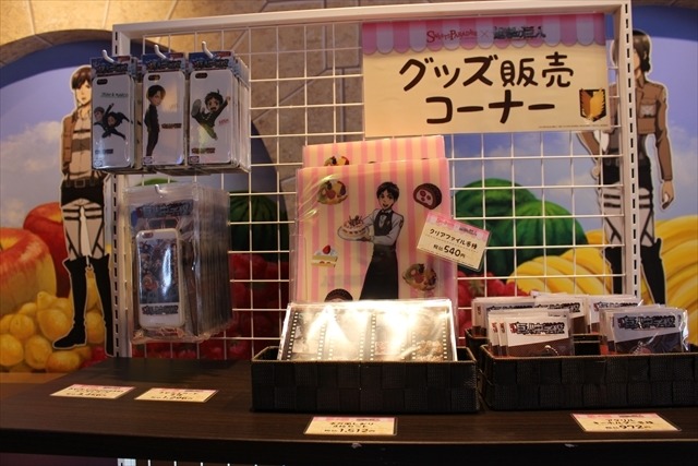 「スイーツパラダイス×進撃の巨人」コラボレポート　巨大スイーツも登場