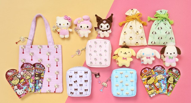 「不二家棒付きチョコレート×サンリオキャラクターズ」コラボギフトシリーズ登場（C）2024 SANRIO CO.,LTD.（C）2024 FUJIYA