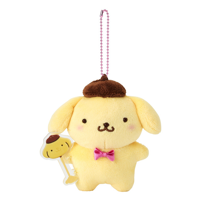 「サンリオキャラクターズチョコレート＆マスコットホルダー　ポムポムプリン」（C）2024 SANRIO CO.,LTD.（C）2024 FUJIYA