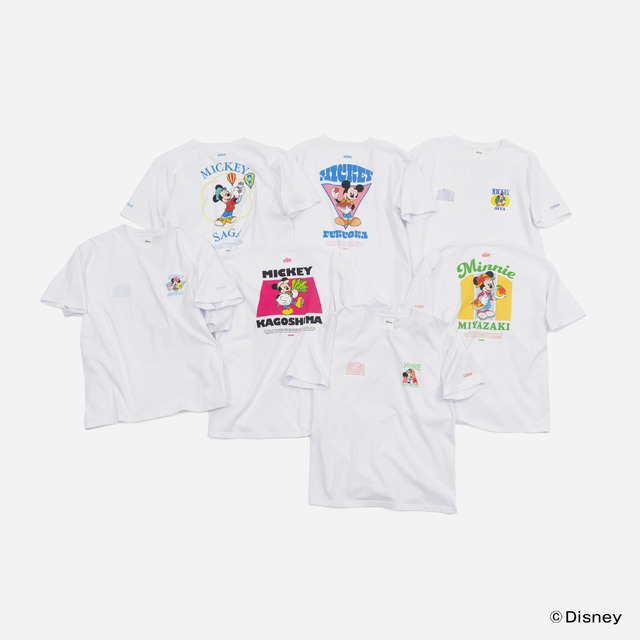ディズニーTシャツコレクション「【DISNEY】MY HOME TOWN COLLECTION 47PREF」（C）Disney