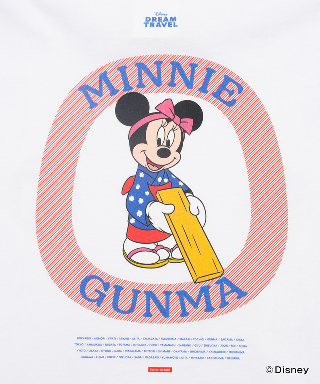 ディズニーTシャツコレクション「【DISNEY】MY HOME TOWN COLLECTION 47PREF」群馬県（C）Disney