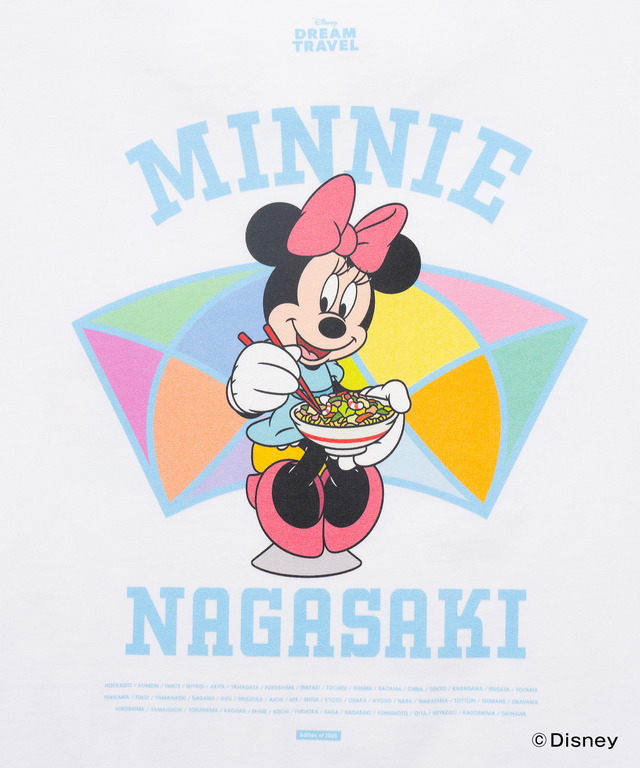 ディズニーTシャツコレクション「【DISNEY】MY HOME TOWN COLLECTION 47PREF」長崎県（C）Disney