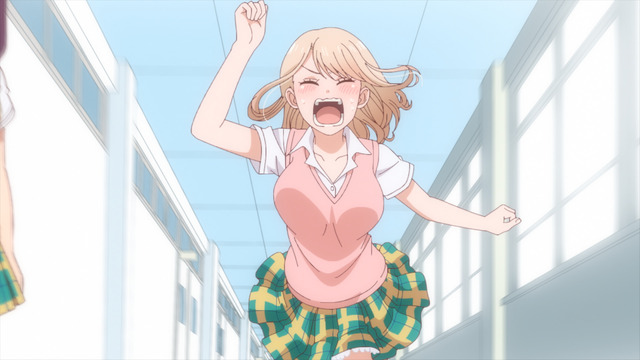 『黒岩メダカに私の可愛いが通じない』第1話「オチないアイツ」先行カット（C）久世蘭・講談社／「黒岩メダカに私の可愛いが通じない」製作委員会