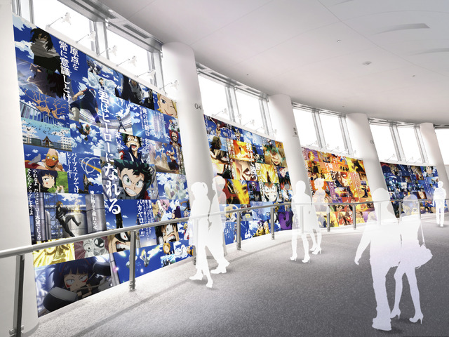 「『僕のヒーローアカデミア』×東京スカイツリー」天望回廊 フロア450 スロープ「君もヒーローになりたいか」