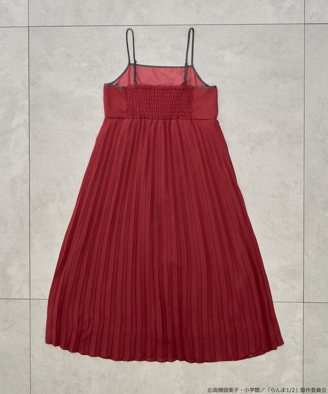 「らんま1/2」 チャイナキャミワンピース（カラー：ブラック／ボルドー／マスタード／ラベンダー）