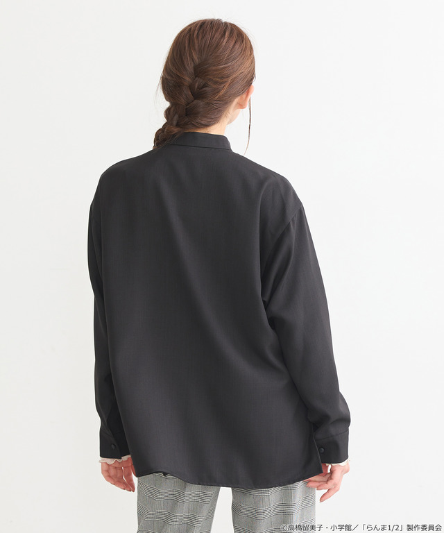 「らんま1/2」チャイナシャツ（カラー：ブラック／ボルドー）