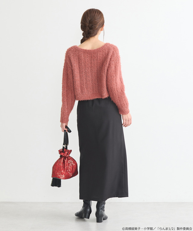 「らんま1/2」チャイナスカート（カラー：ブラック／ボルドー）