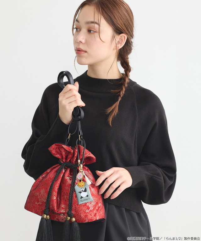 「らんま1/2」バッグチャーム（カラー：グリーン／マスタード／ラベンダー）
