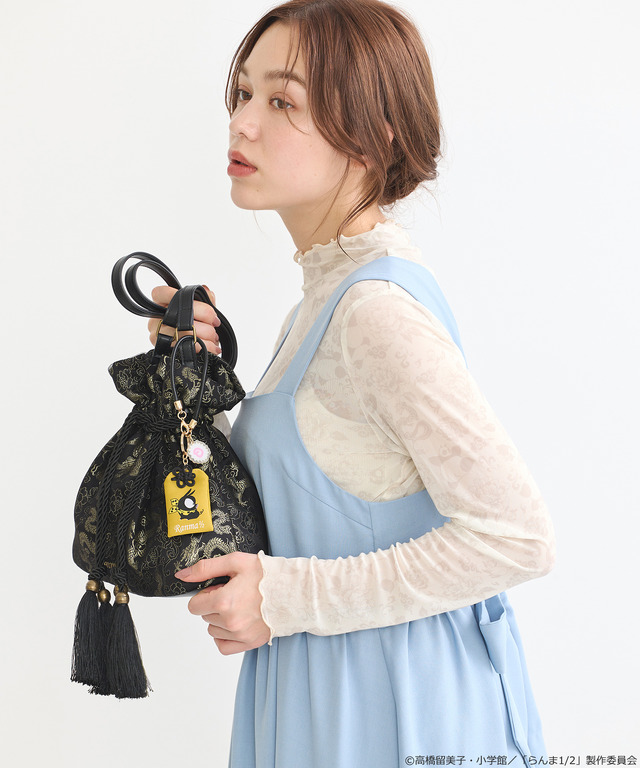 「らんま1/2」バッグチャーム（カラー：グリーン／マスタード／ラベンダー）