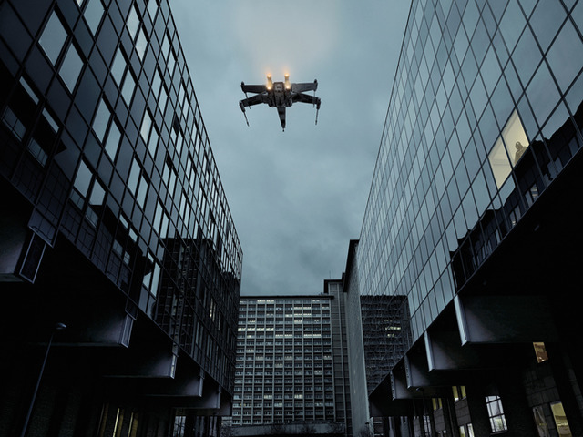 Dark Lens, X-Wing & Vader, Lille, 2007
