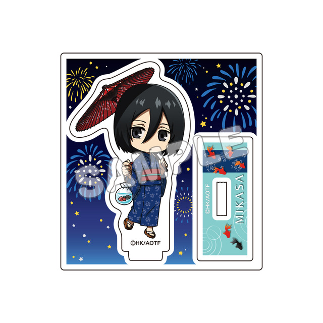 『進撃の巨人』縁日　ミニキャラ　ミカサ（C）諫山創・講談社／「進撃の巨人」The Final Season 製作委員会