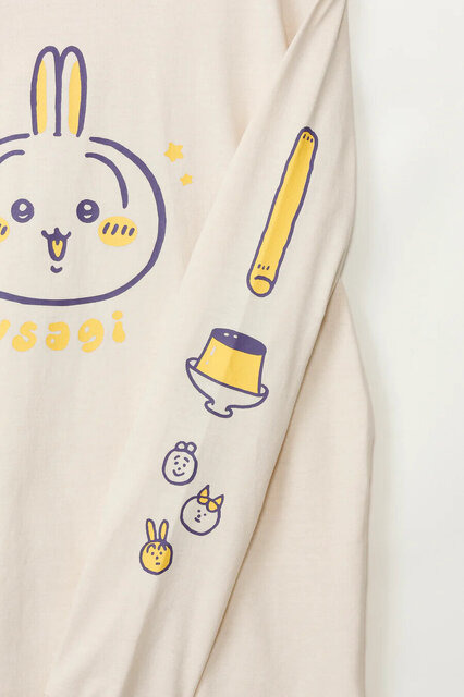 遊び心たっぷりの「ちいかわ」ロングスリーブTシャツ5種が本日12月25日12時より発売！袖には“草むしり検定”や“さすまた”などデザイン