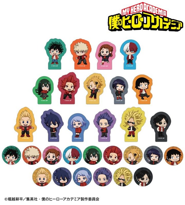 TVアニメ『僕のヒーローアカデミア』×「RED° TOKYO TOWER」集合 ちびキャラ 赤い私服ver. フレークシール