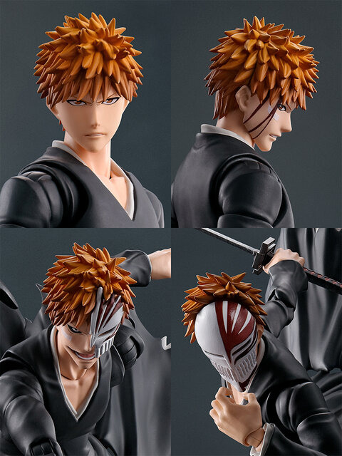 「BLEACH」から虚化する「黒崎一護」が可動フィギュア化！死覇装には服の印象的な翻りを再現できる可動機構を採用