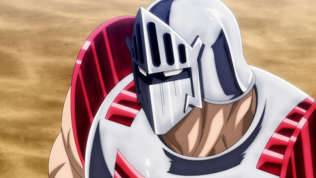 「『キン肉マン』完璧超人始祖編Season 2」第12話「三つ巴決戦！ 死闘開幕階段ピラミッド!!」先行カット（C）ゆでたまご／集英社・キン肉マン製作委員会