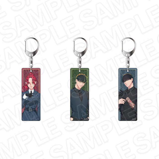 『来世は他人がいい』プレートキーホルダー Suit ver.（C）小西明日翔・講談社／来世は他人がいい製作委員会