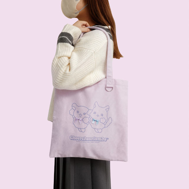 「ちあちあラムズ」トートバッグ（C）2025 SAN-X CO., LTD. ALL RIGHTS RESERVED.