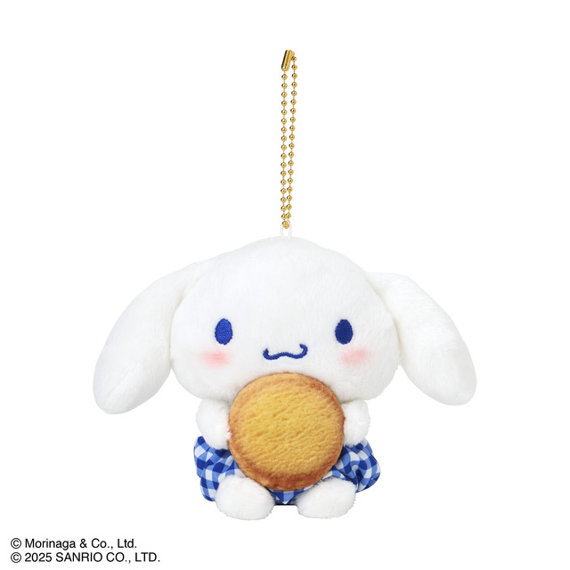 森永ビスケット×サンリオキャラクターズ「マスコット　シナモロール＆ムーンライト」（C）2025 SANRIO CO.,LTD.（C）Morinaga &amp; Co., Ltd.