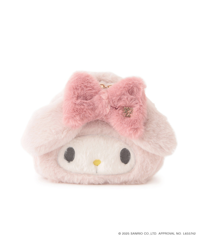 【マイメロディ&クロミ】VIS別注 フェイスポーチ ピンク（マイメロディ）